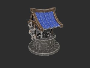 stylized fantasy well 3D Модель