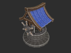 stylized fantasy well 3D Модель
