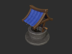 stylized fantasy well 3D Модель