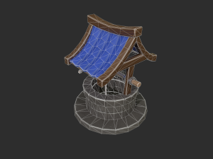 stylized fantasy well 3D Модель