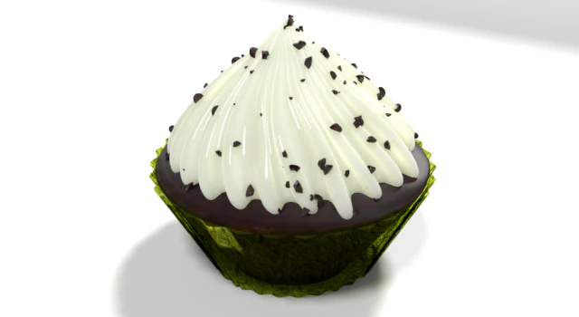 cupcake Modello 3D .c4d .max .obj .3ds .fbx .stl .blend 