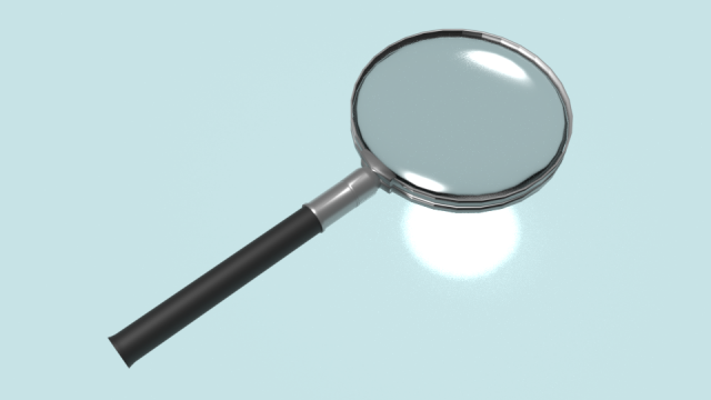 magnifier 3D Модель .c4d .max .obj .3ds .fbx .stl .blend 