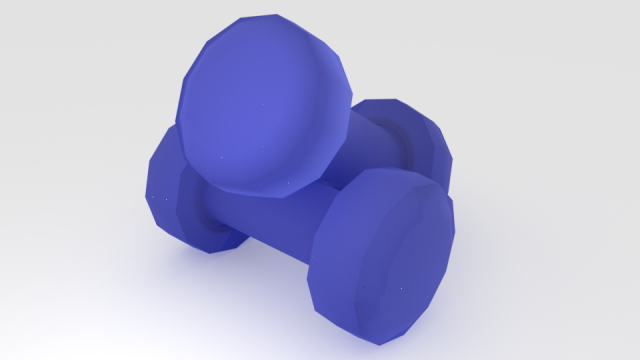 dumbbell Modèle 3D .c4d .max .obj .3ds .fbx .stl .blend 