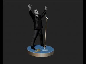 Bono u2 3D Print Model