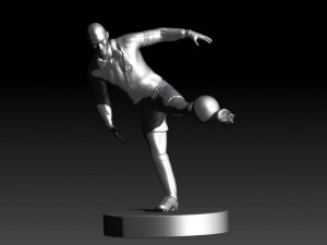 Zidane Model do druku 3D