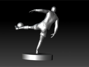 Zidane Model do druku 3D