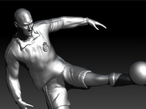 Zidane Model do druku 3D