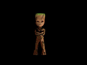 Baby Groot 3D Baskı Modeli
