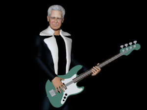 Adam Clayton U2 3D Print Model