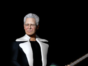 Adam Clayton U2 3D Baskı Modeli