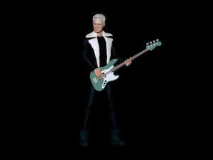 Adam Clayton U2 3D Print Model