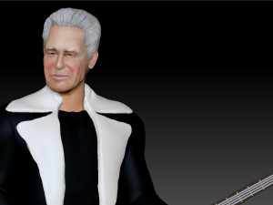 Adam Clayton U2 3D Baskı Modeli