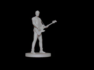Adam Clayton U2 3D Print Model