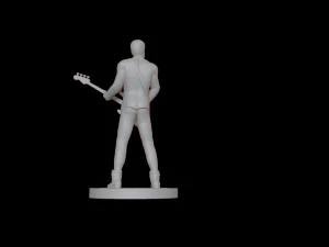 Adam Clayton U2 3D Print Model
