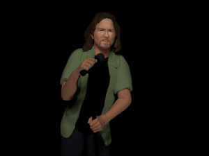 Eddie Vedder 3D 打印模型