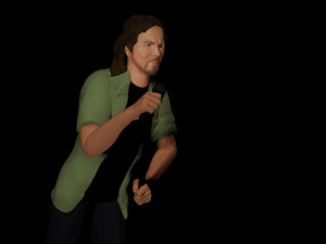 Eddie Vedder 3D 打印模型