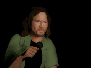 Eddie Vedder 3D 打印模型