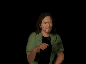 Eddie Vedder 3D 打印模型