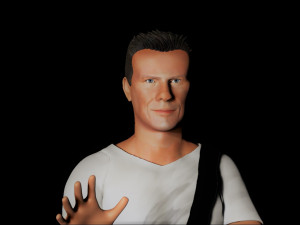 Larry Mullen Jr U2 3D 프린트 모델