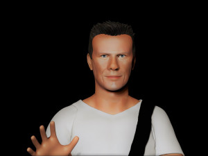 Larry Mullen Jr U2 3D 프린트 모델