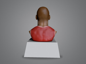 Michael Jordan bust 3D-Druckmodell
