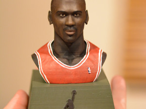 Michael Jordan bust 3D 프린트 모델