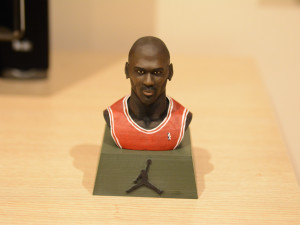 Michael Jordan bust 3D-Druckmodell