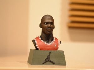 Michael Jordan bust 3D-Druckmodell