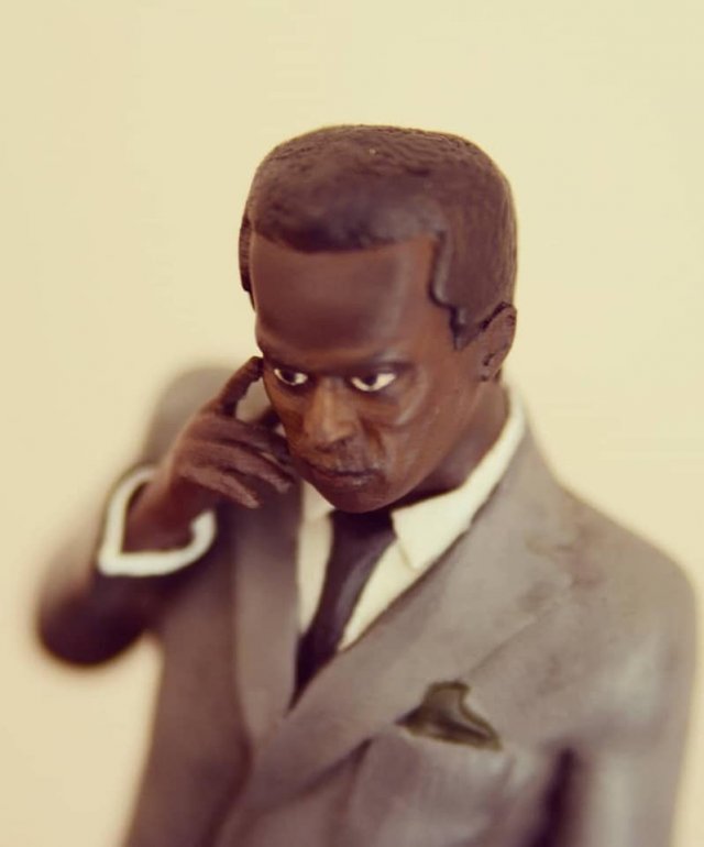 Miles Davis 3D Принт Модель .c4d .max .obj .3ds .fbx .stl .blend 