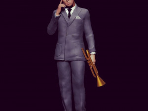 Miles Davis 3D Принт Модель