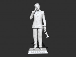 Miles Davis 3D Принт Модель