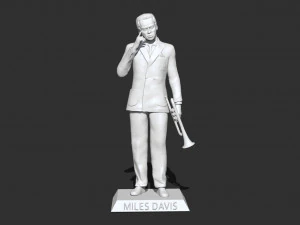 Майлз Девіс 3D Принт Модель