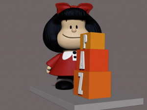 Mafalda Model do druku 3D