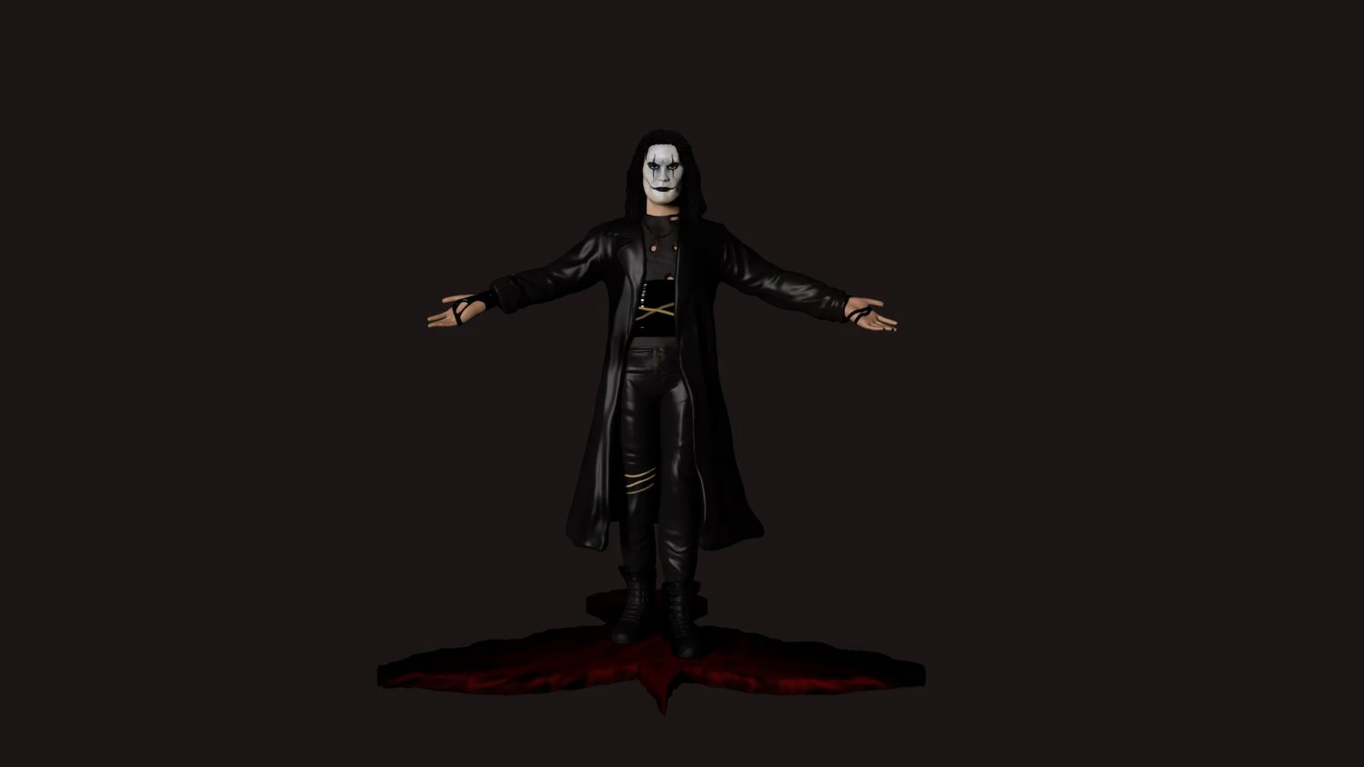 The Crow 3D Print Model .c4d .max .obj .3ds .fbx .stl .blend 