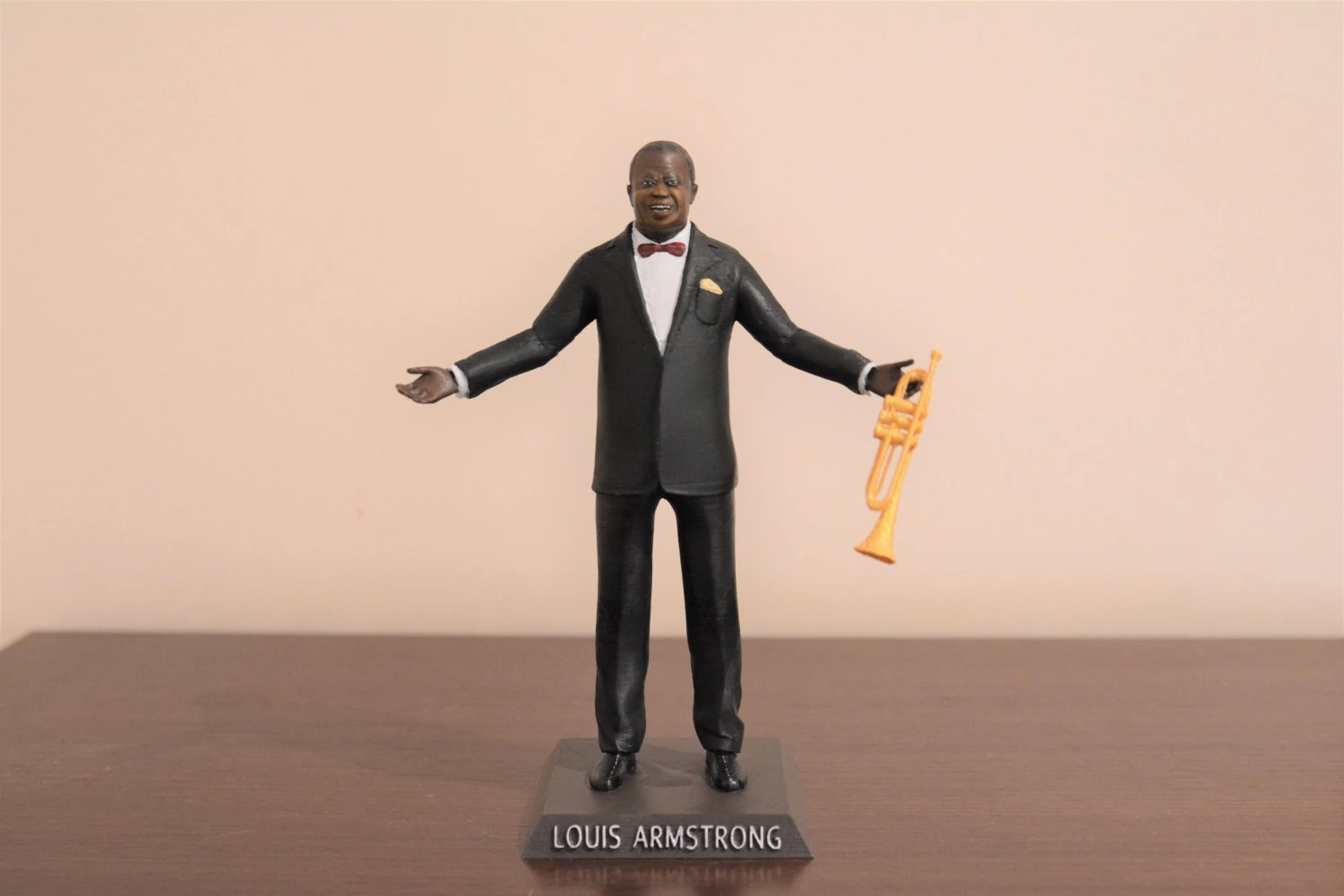 Louis Armstrong 3D Print Model .c4d .max .obj .3ds .fbx .stl .blend 
