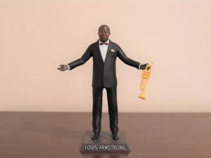 Louis Armstrong 3D 프린트 모델