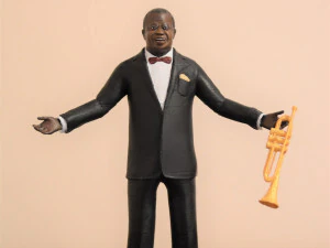 Louis Armstrong 3D Print Model