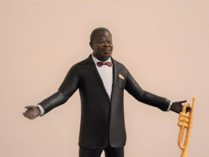 Louis Armstrong 3D Print Model