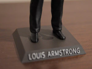 Louis Armstrong 3D Print Model
