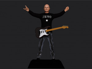 Billy Corgan 3Dプリントモデル