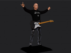 Billy Corgan 3Dプリントモデル