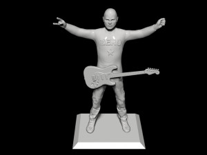 Billy Corgan 3Dプリントモデル