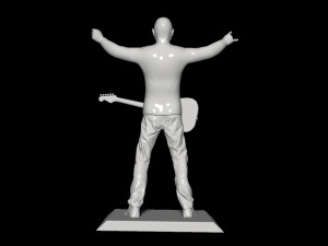 Billy Corgan 3Dプリントモデル