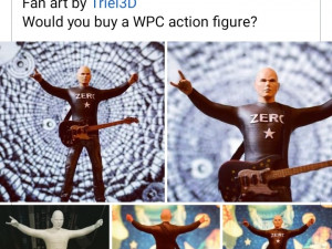 Billy Corgan 3Dプリントモデル