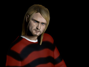 Kurt Cobain Model do druku 3D
