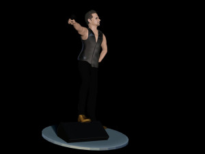 Dave Gahan 3D प्रिंट मॉडल