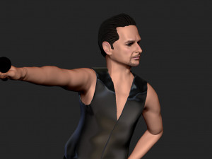 Dave Gahan 3D प्रिंट मॉडल