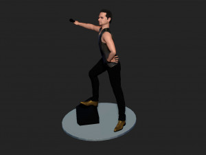 Dave Gahan 3D प्रिंट मॉडल
