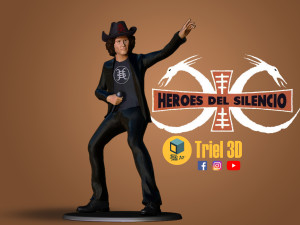 Enrique Bunbury Modelo de Impressão 3D