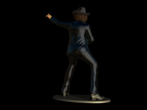 Enrique Bunbury Modelo de Impressão 3D